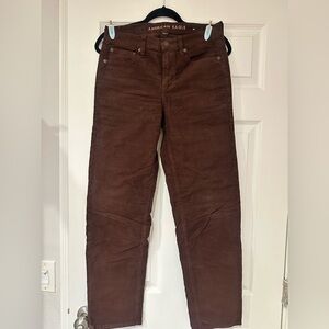 American Eagle Brown Corduroy Pants